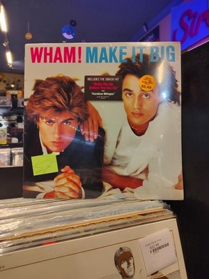 Wham! SEALED LP w/ Hype - Make It Big 1984 - Columbia Records FC-39595