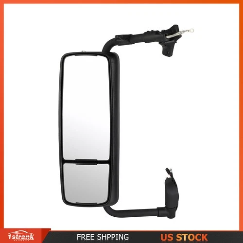 Chrome Mirror Complete Truck Mirror Driver Side Fits 2004-2017 VOLVO VNL