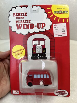 Thomas The Tank Engine BERTIE THE BUS Miniature Wind Up Train 1993 Britt Alcroft