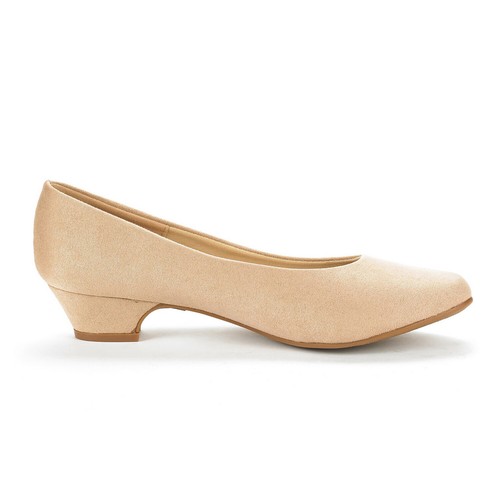 Women Round Toe Low Chunky Heel Comfort Office Dress Slip On Pump Shoes 5-11 - 第 13/50 張圖片