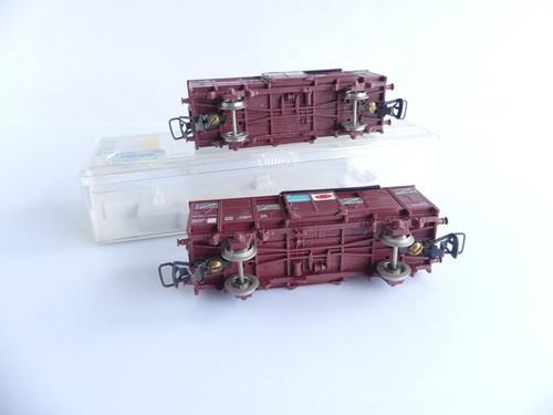 (2) 6251 / JOUEF FRANCE HO / 2 WAGONS COUVERT A ESSIEUX SERNAM - Picture 3 of 3