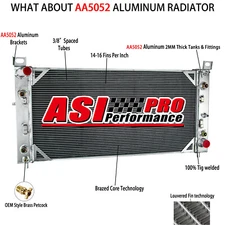 3-Row Radiator For 2001-2002 Chevy Silverado GMC Sierra 2500 3500 8.1L #DPI2537