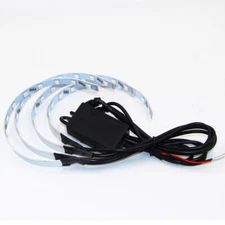 BT Control Flash RGB Demon Devil Eye Strip for Ford Projector Lens Refit DIY DRL