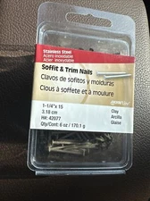 Hillman Anchor Wire 1-1/4 In. 15 ga Clay Stainless Steel Trim Nails