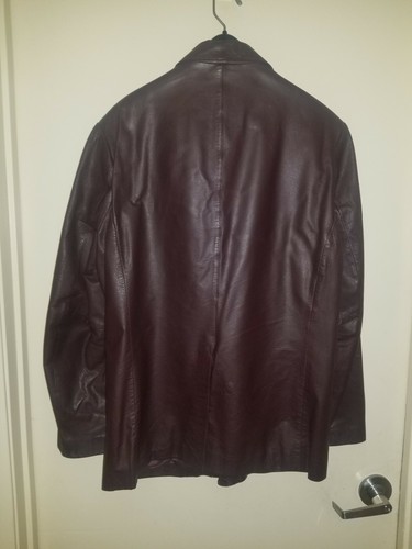 Adler Western Rockabilly Leder Blazer Jacke - Top Vintage rötlich braun 44 - Bild 3 von 4