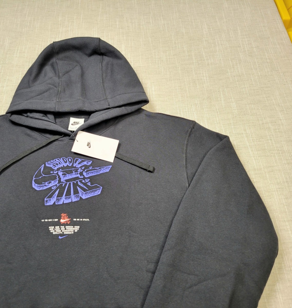 NIKE Hoodie XL Mens Black JDI Los Angeles Shoe Dog Breakin NIKE Hoodie XL Mens Black JDI Los Angeles Shoe Dog Breakin