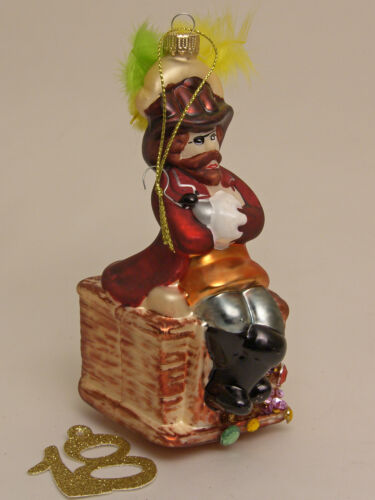 Käpt’n Hook – Lauscha Glas – Märchen Pirat – 13 cm – Christbaumschmuck - rar! - Bild 2 von 5
