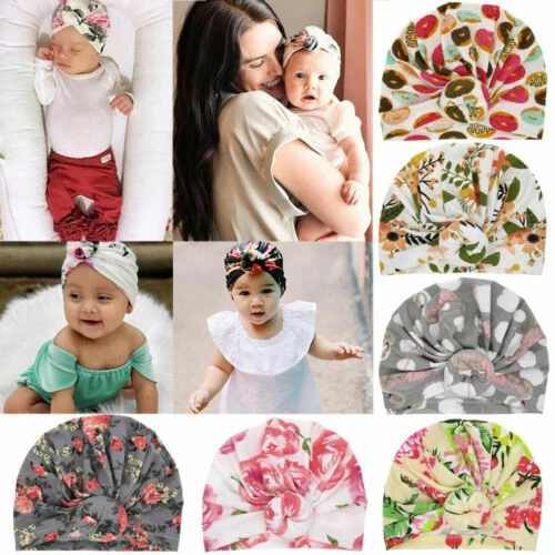 Cotton Blend Beanie Baby Hats