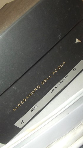 Alessandro Dell'Acqua Zapatillas Hombre 41 Laminado Plata Unisex Cuero - Imagen 4 de 10