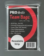  1,000 PRO SAFE RESEALABLE TEAM BAGS 10 pks of 100 