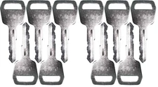 Fits #25 (TOYOLD) Toyota Forklift (Old) Replacement Key *10 Pack*