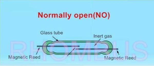 10Pcs/Lot Wired NO Wooden Door Contacts Magnetic Switch Access Control w/screws - Picture 11 of 12