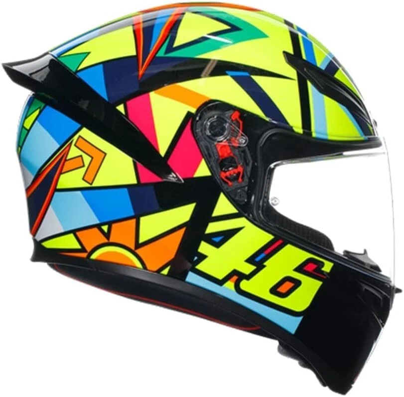 Casco AGV Integrale K1 S E2206 VALENTINO ROSSI SOLELUNA 2017 TAGLIA s - Immagine 2 di 4