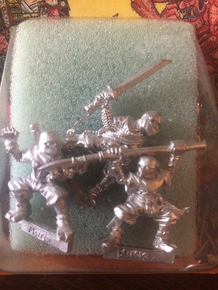 Oriental Oriental Oriental Heroes Ninjas neuf sous blister RARE games workshop Metal Épuisé 01795c Oriental Oriental Oriental Heroes Ninjas neuf sous blister RARE games workshop Metal Épuisé 01795c