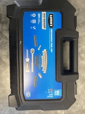 HART 90-Piece 1/4 and 3/8-inch Mechanics Tool Set, Chrome Finish, New Condition