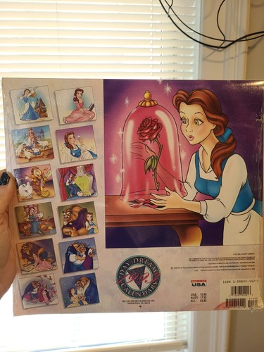 Beauty And the Beast Disney 1993 Calendar Sealed w. Damage please read b5 - Picture 2 of 11