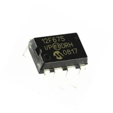 10PCS IC PIC12F675-I/P PIC12F675 DIP8 MICROCHIP MCU CMOS FLASH-BASE 8BIT 