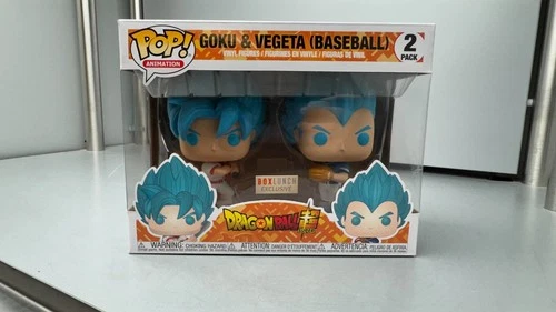 Funko Pop! Dragon Ball Z Goku and Vegeta Baseball Box Lunch 2 Pack