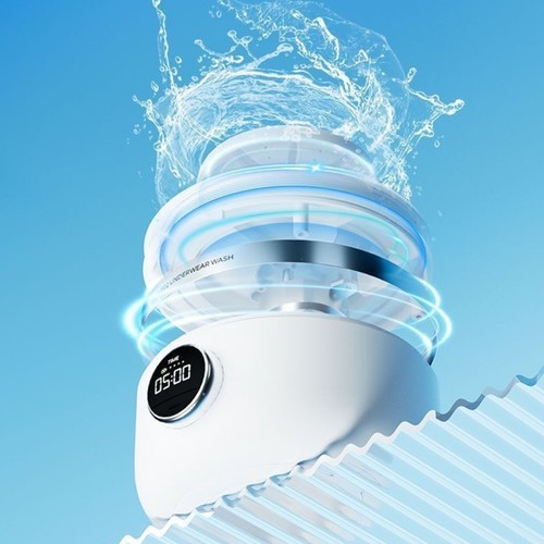 Wireless Washing Machine Portable Rechargeable Mini Washing Machine for Sock - Picture 5 of 8
