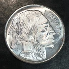 1oz Silver Bullion Older Buffalo and Indian style WE COMBINE SHIP #R757