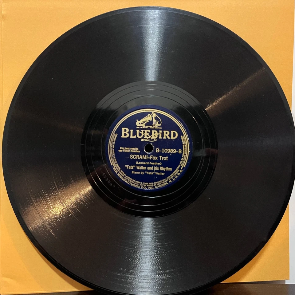 FATS WALLER Lot (2) Shortnin Bread Mamacita (1941)- 10" Shellac 78RPM Record - V - Image 4 of 4
