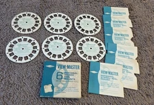 SET 6 View Master Personal Blank Reel Mounts for 3D Cameras with box