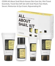 COSRX All about Snail Korean Skincare | TSA Approved Travel Size, Gift Set