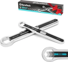 Universal adjustable wrench set SAE and metric tools