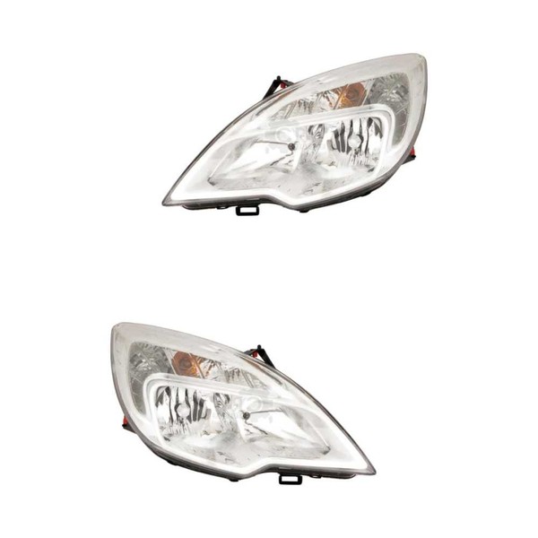 Halogen Scheinwerfer Set Links&Rechts H7/ H1 FüR Opel Meriva B GroßRaumlimousine-image