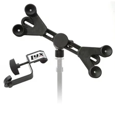 LyxPro TSM1 Mic Stand Mount for Tablet, iPhone, Android 3-11.5in, 360 Swivel