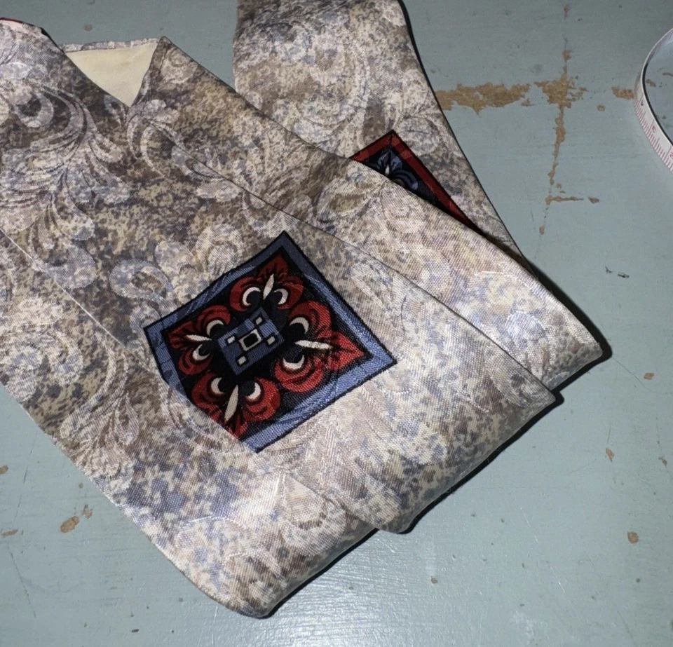 Corbata corbata geométrica vintage Legath años 40 años 50 Foto 2 de 3