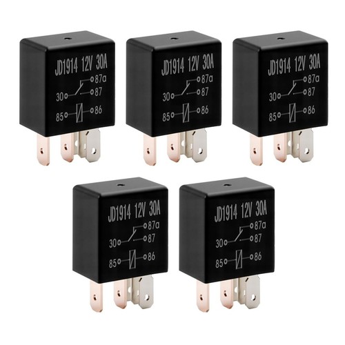 5pcs Automotive 12V 30A 5 Pin Relay Multipurpose for Cars and Motorcycles - Picture 11 of 11