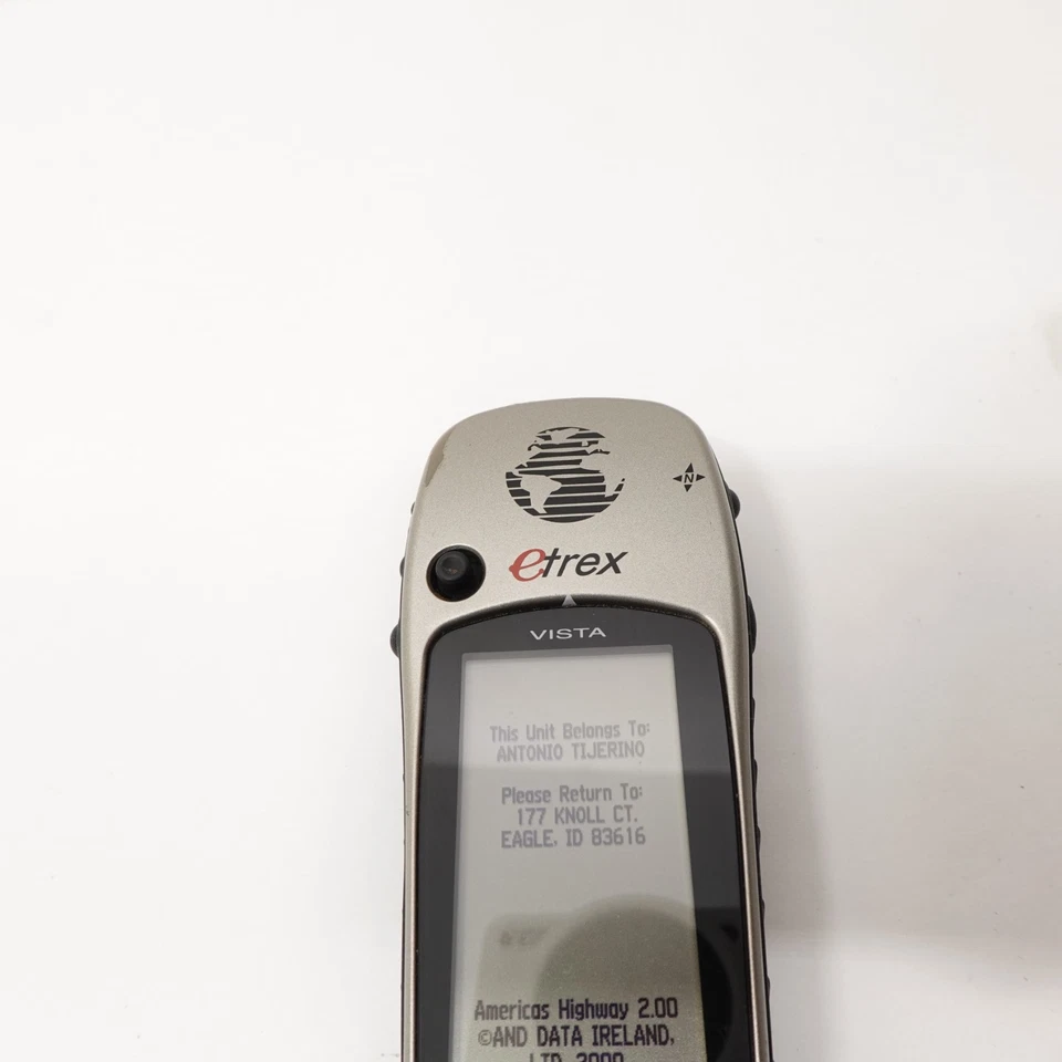 Garmin eTrex Vista Handheld Waterproof GPS Unit for Outdoors Camping Hiking - Image 3 of 4