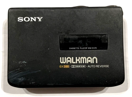 SONY WM-EX70 walkman  cassette player Made in Japan DBB Reverse Dolby