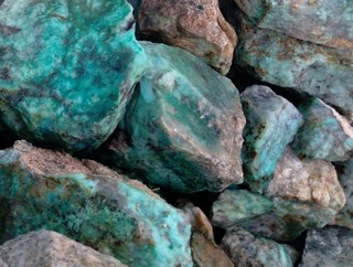Denio NV Chrysocolla Mine Quartz Feldspar CU AG Pegmatite: Wedding Ring Claim