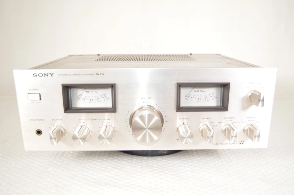 Amplificatore integrato stereo Sony TA-F4 argento funzionante ottimo - Immagine 2 di 4