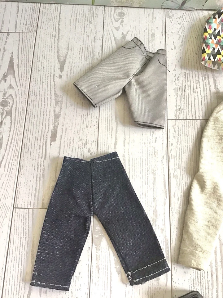 Barbie Ken Boy Doll Clothes Lot Of 6 Pants Shorts & Shoes Assorted Modern - Image 2 of 4