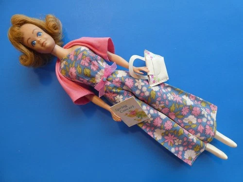 Vtg Barbie-Clone "Spring Concert" One-Shoulder Jumpsuit, Accessories Japan Boots