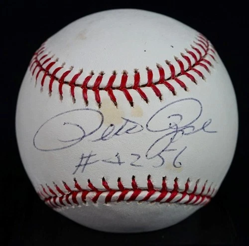 Pete Rose Autograph Signed Rawlings Official OMLB Baseball AUTO JSA COA