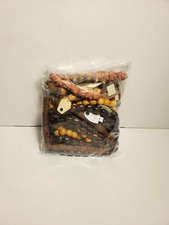 1 Pound Of Assorted Wooden Bead Strands