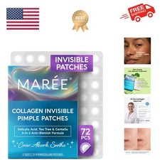 Invisible Pimple Patches - Clear Pimple Patches for Face - Hydrocolloid Acne ...