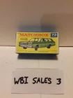 Original Matchbox Lesney # 73 1968 Mercury Box Only Very Clean