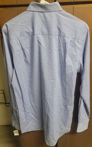 Van Heusen Traveler, S/P, 14-14-1/2", Blue Mazarine Non-Iron Dress Shirt, NEW!!! - Picture 7 of 7