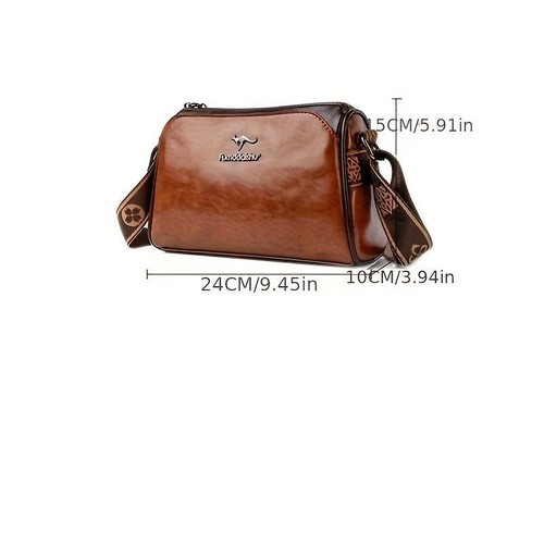 Genuine Soft Leather Luxury Crossbody Bags Designer Brand Ladies Shoulder Purses - Picture 11 of 28