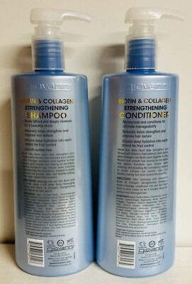 Giovanni ~ Biotin & Collagen Strengthening Shampoo & Conditioner