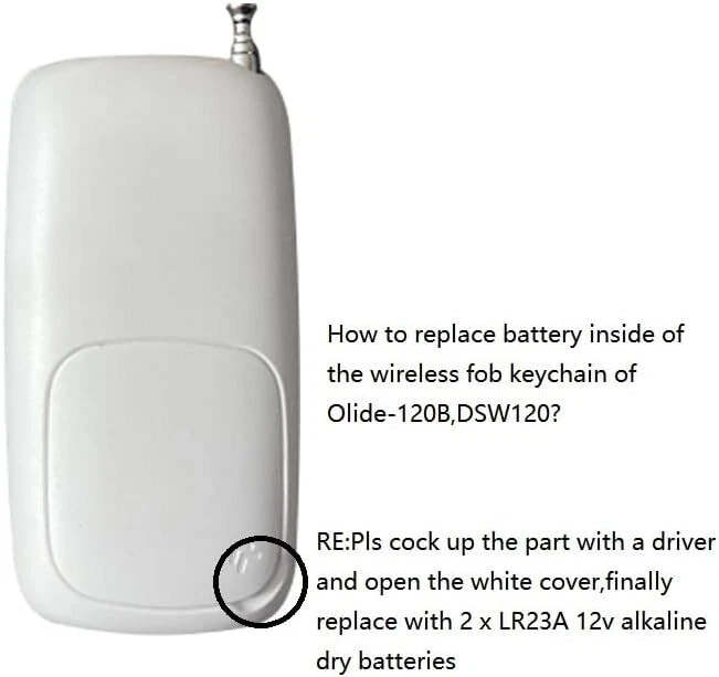 Automatic Swing Door Opener Olide120B Remote Control Fob Keychain Handheld - Image 4 of 4