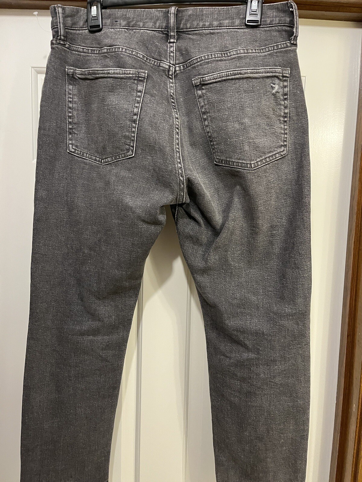GAP Denim Straight Taper Jean Black Grey 32x 28 New Men image 5