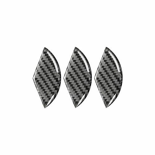 49 mm Carbon Fiber Car Steering Wheel Center Insert Emblem Sticker Trim Cover - Picture 3 of 6