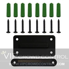 WALLMOUNT STANCHION BRACKET, VIP CROWD CONTROL