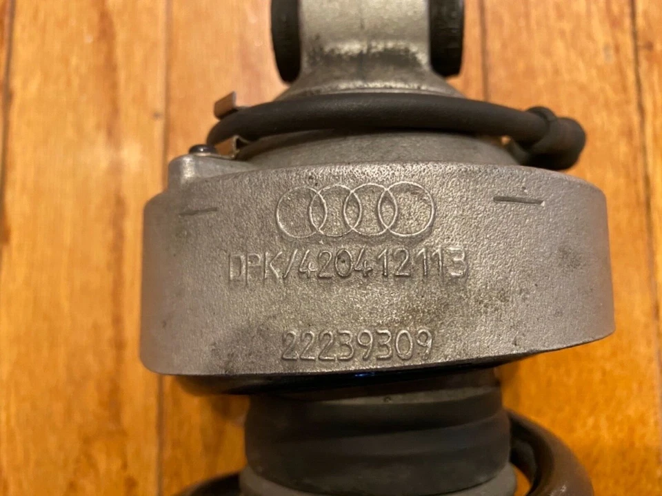 2010 奥迪 R8 V10 原始设备制造商后磁骑行减震器 H&R 弹簧支柱泄漏 — 第 4/4 张图片